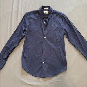 Tommy Hilfiger - Navy Blue Men’s Button Down Shirt
